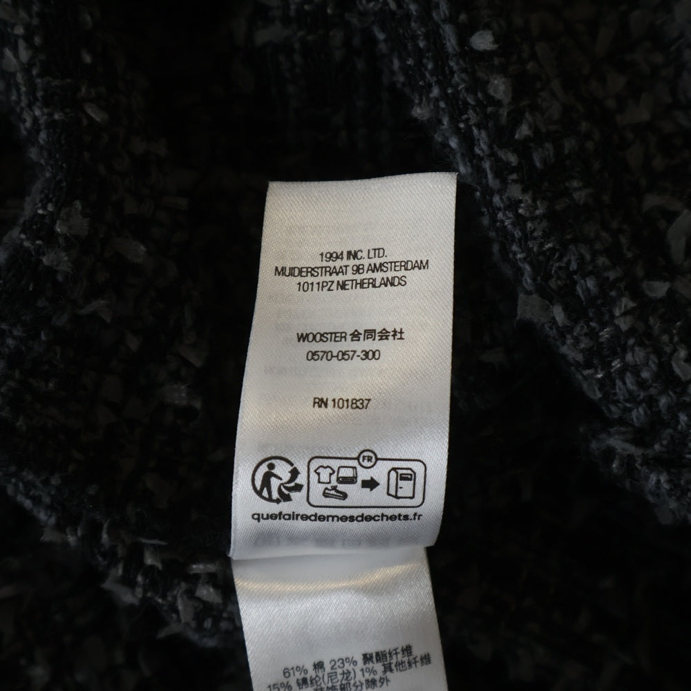SUPREME(シュプリーム) 26SS Boucle Zip Up Shirt ブークレ ジップアップ ツイードジャケット グレー