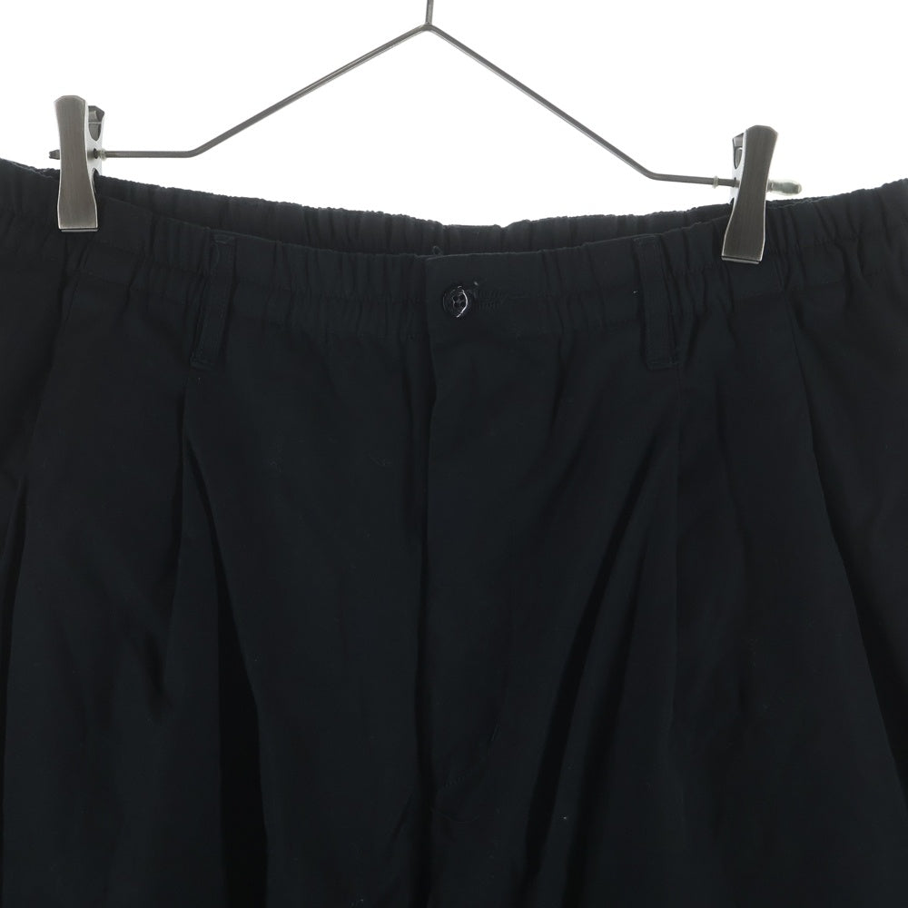 COOTIE PRODUCTIONS(クーティー プロダクションズ) 23SS Garment Dyed Double Cloth Easy Trousers ガーメントダイ ダブルクロス イージーパンツ コットンパンツ ブラック CTE-23S101