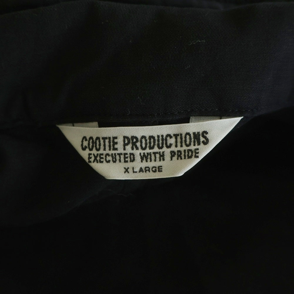 COOTIE PRODUCTIONS(クーティー プロダクションズ) コットン 長袖シャツジャケット ブラック