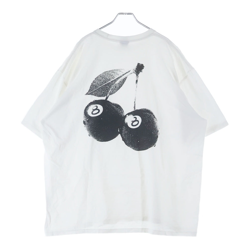 STUSSY(ステューシー) 24SS Cherries Tee チェリー プリント カットソー ホワイト