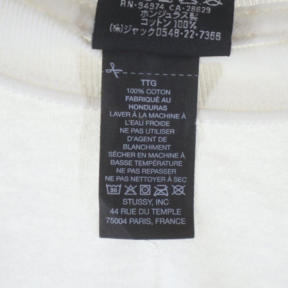 STUSSY(ステューシー) 24SS Cherries Tee チェリー プリント カットソー ホワイト