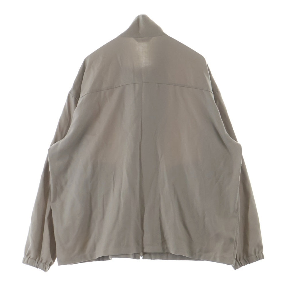 COOTIE PRODUCTIONS(クーティー プロダクションズ) 23AW T/W Gabardine Stand Collar Zip Up Jacket スタンドカラー ジップアップジャケット ブラウン CTE-23A202