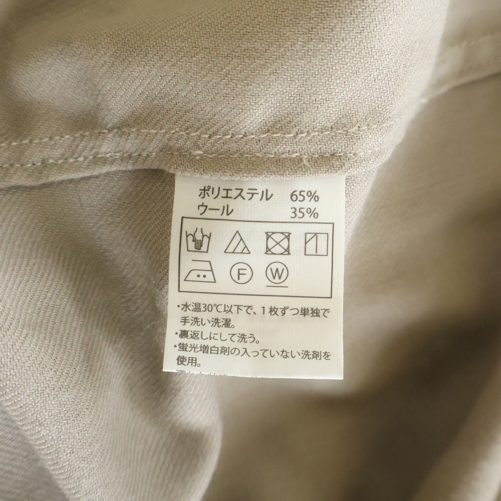 COOTIE PRODUCTIONS(クーティー プロダクションズ) 23AW T/W Gabardine Stand Collar Zip Up Jacket スタンドカラー ジップアップジャケット ブラウン CTE-23A202