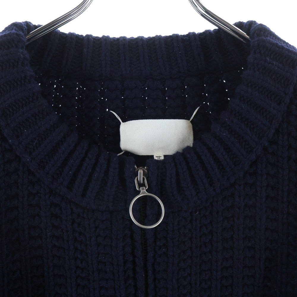Maison Margiela(メゾンマルジェラ) 23AW RIB ZIP UP KNIT JACKET ノー