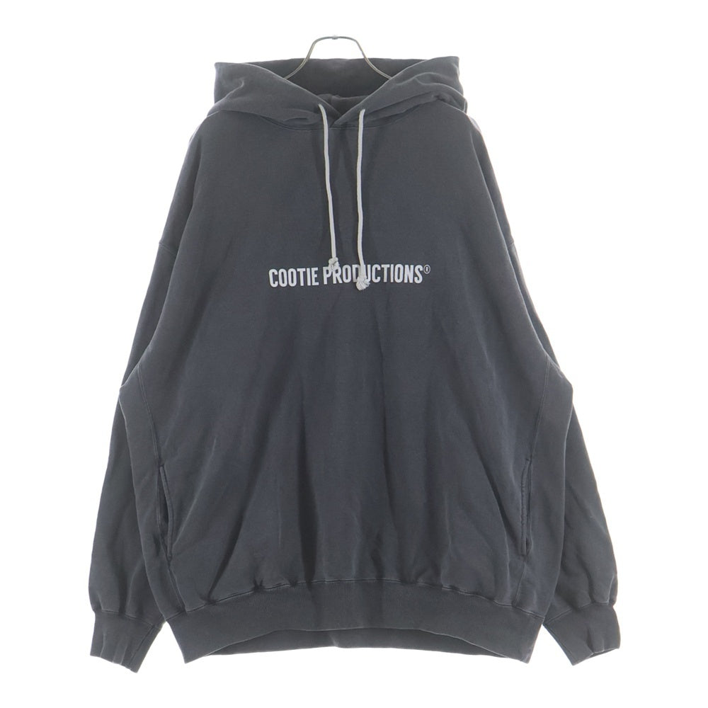COOTIE PRODUCTIONS(クーティー プロダクションズ) 22AW Pigment Dyed Sweat Hoodie ピグメントダイ プルオーバーパーカー フーディー グレー CTE-22A307