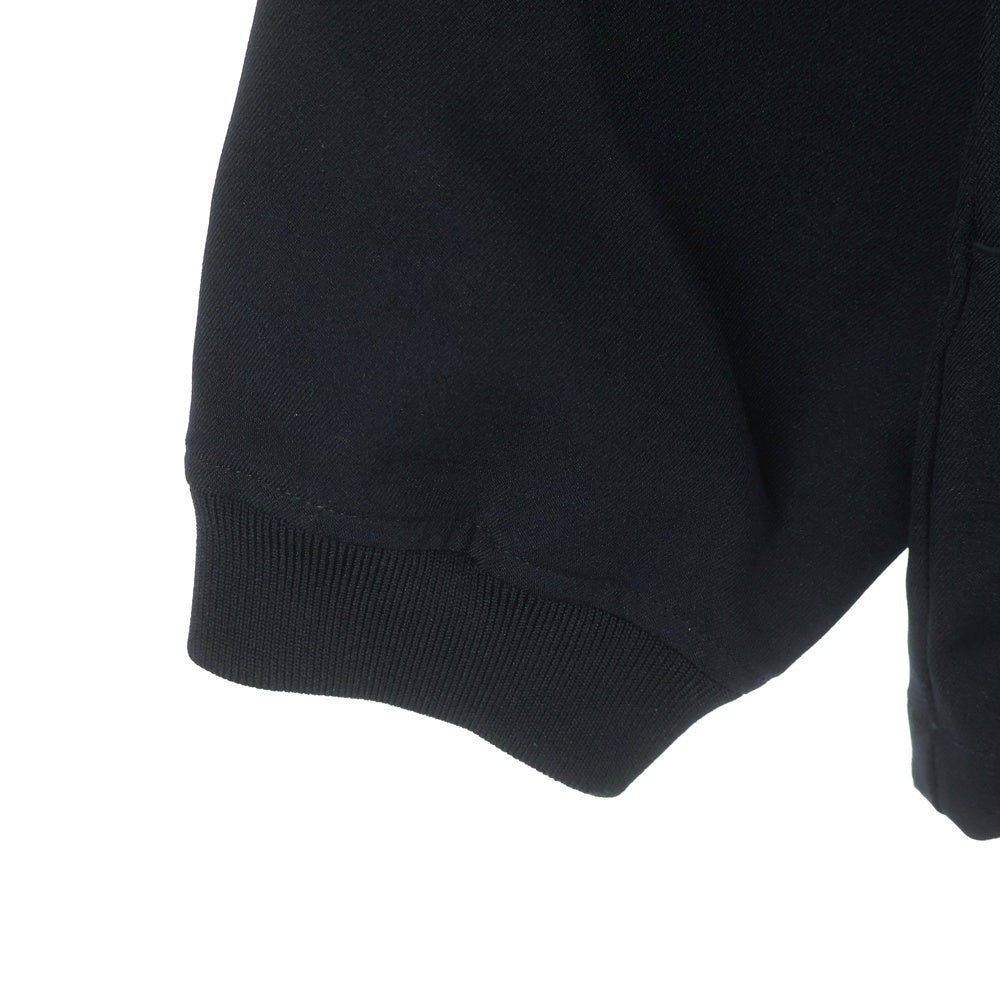 COOTIE PRODUCTIONS(クーティー プロダクションズ) 24AW Memory Polyester Twill Football Top フロントロゴ ポリエステルツイル フットボール長袖Tシャツ ブラック CTE-24A312