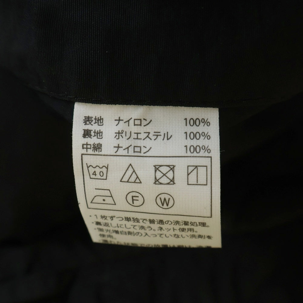 COOTIE PRODUCTIONS(クーティー プロダクションズ) 23AW Nylon Quilting Drizzler Jacket キルティング ジャケット ジップアップブルゾン ブラック CTE-23A211