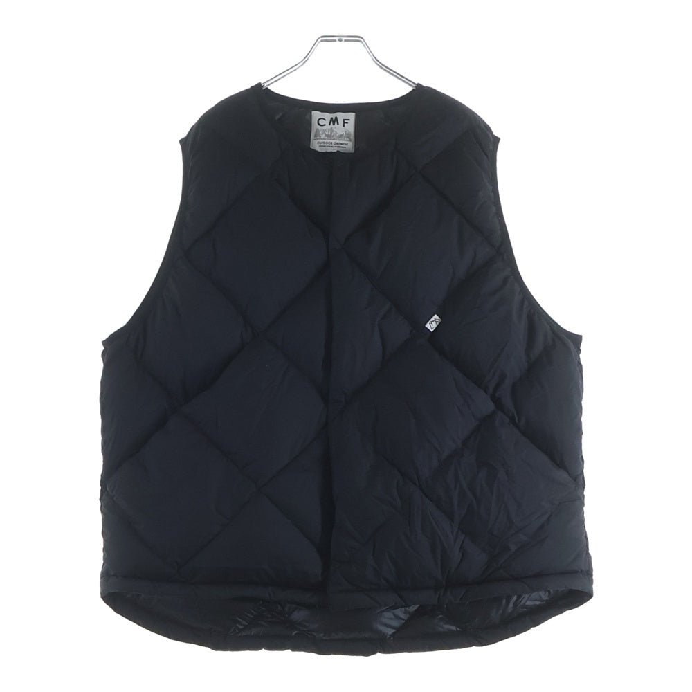 CMF OUTDOOR GARMENT(シーエムエフ アウトドア ガーメント) DOWN VEST ドローコード ダウンベスト ブラック CMF2402-V01C