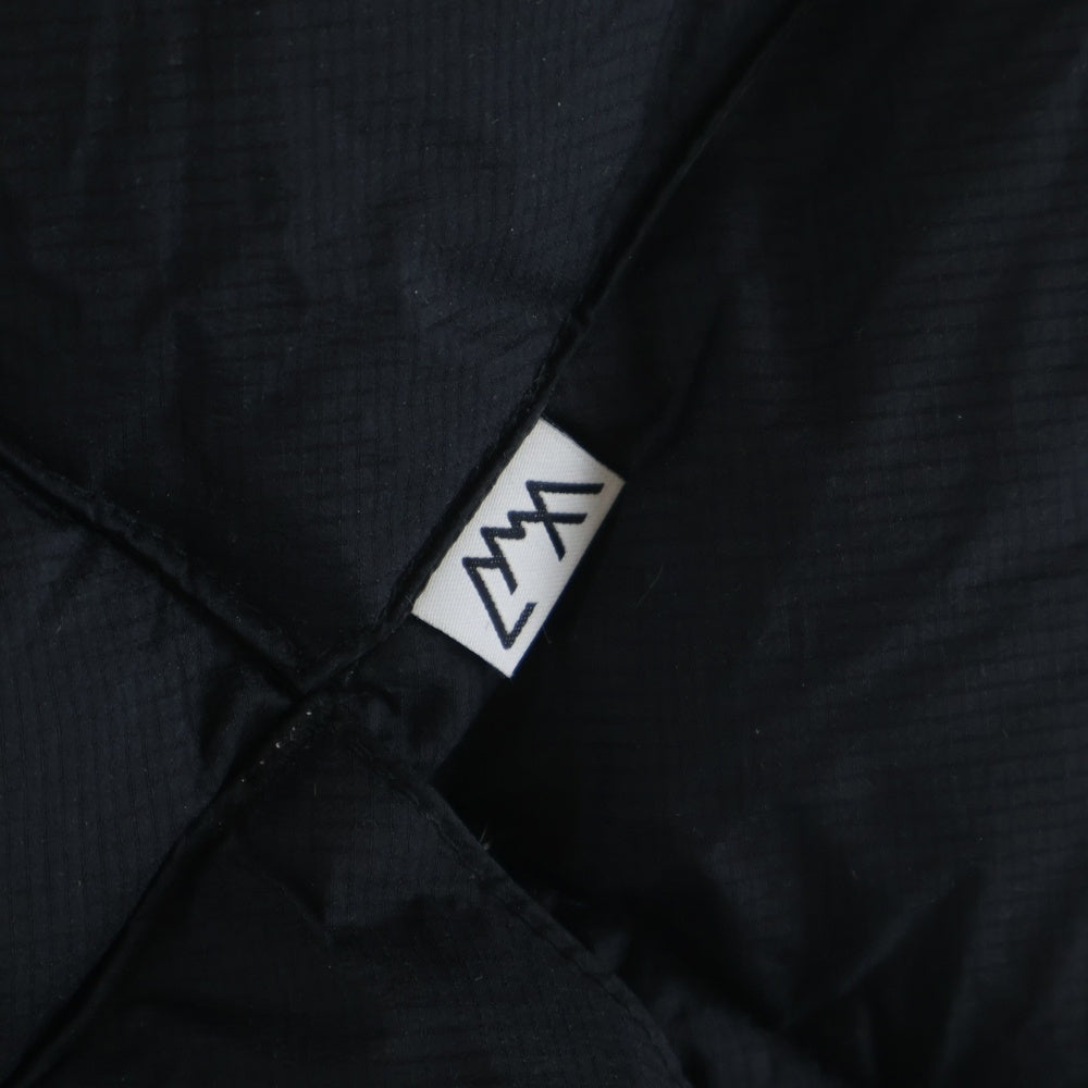 CMF OUTDOOR GARMENT(シーエムエフ アウトドア ガーメント) DOWN VEST ドローコード ダウンベスト ブラック CMF2402-V01C