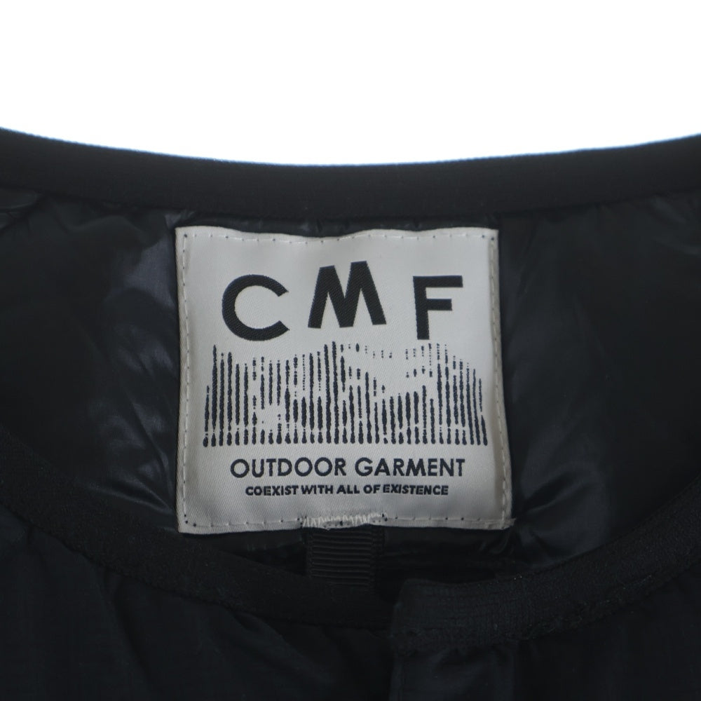CMF OUTDOOR GARMENT(シーエムエフ アウトドア ガーメント) DOWN VEST ドローコード ダウンベスト ブラック CMF2402-V01C