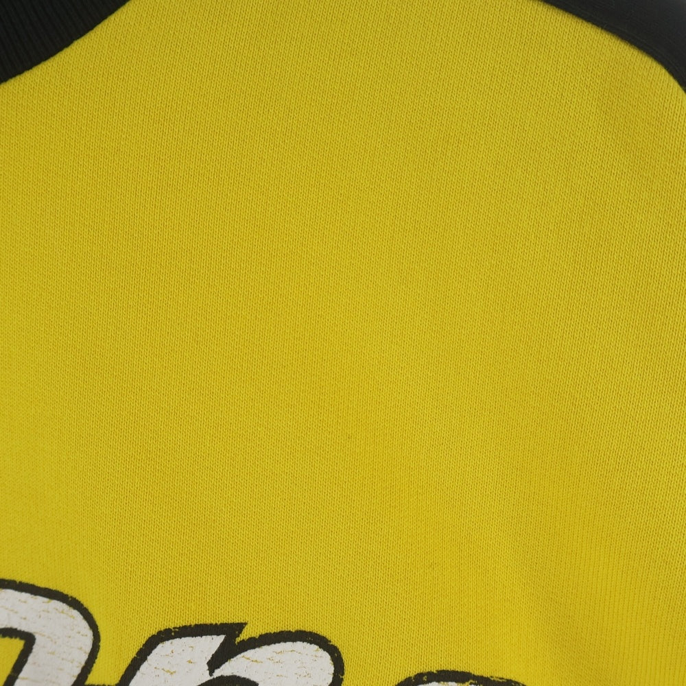 adidas(アディダス) Crew Sweatshirt プリントデザイン クルーネックスウェット トレーナー イエロー KG3145