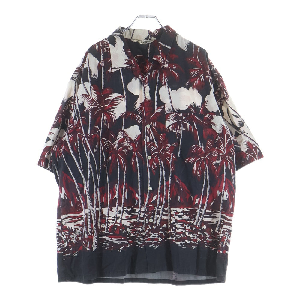 COOTIE PRODUCTIONS(クーティー プロダクションズ) 20SS Palm Tree Open-Neck S/S Shirt ぱ20SS Palm Tree Open-Neck S/S Shirt パームツリー オープンカラーシャツ 半袖シャツ レッド CTE-20S412