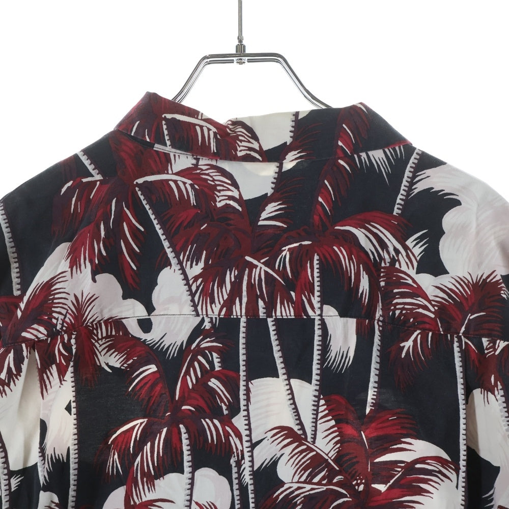COOTIE PRODUCTIONS(クーティー プロダクションズ) 20SS Palm Tree Open-Neck S/S Shirt ぱ20SS Palm Tree Open-Neck S/S Shirt パームツリー オープンカラーシャツ 半袖シャツ レッド CTE-20S412
