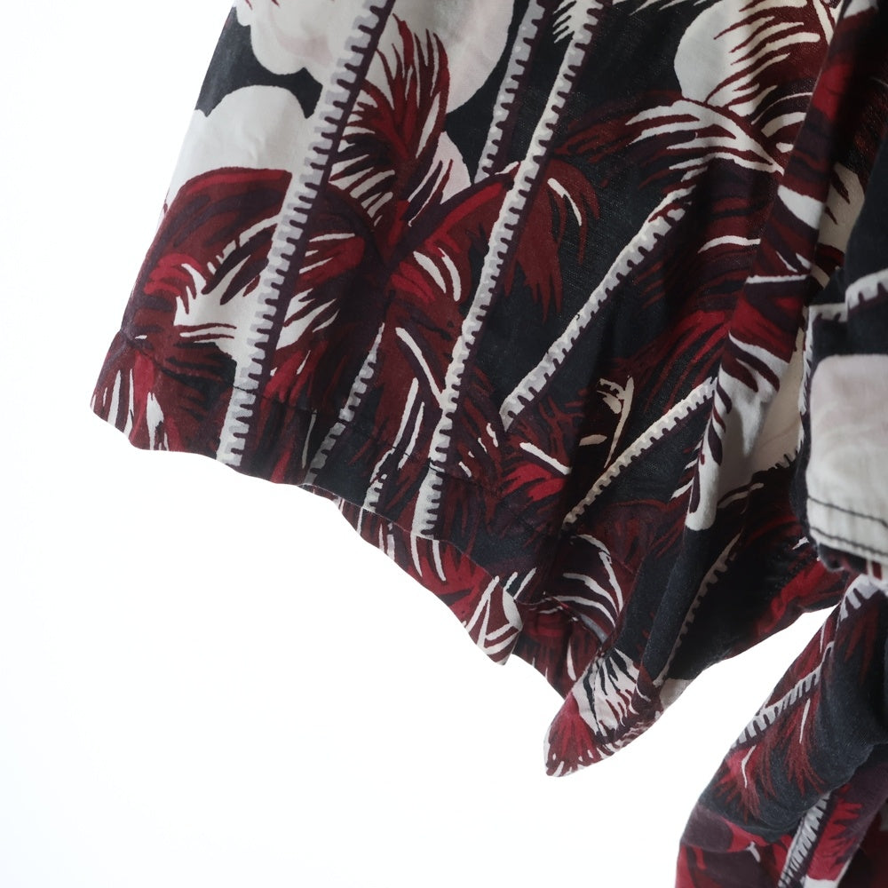 COOTIE PRODUCTIONS(クーティー プロダクションズ) 20SS Palm Tree Open-Neck S/S Shirt ぱ20SS Palm Tree Open-Neck S/S Shirt パームツリー オープンカラーシャツ 半袖シャツ レッド CTE-20S412