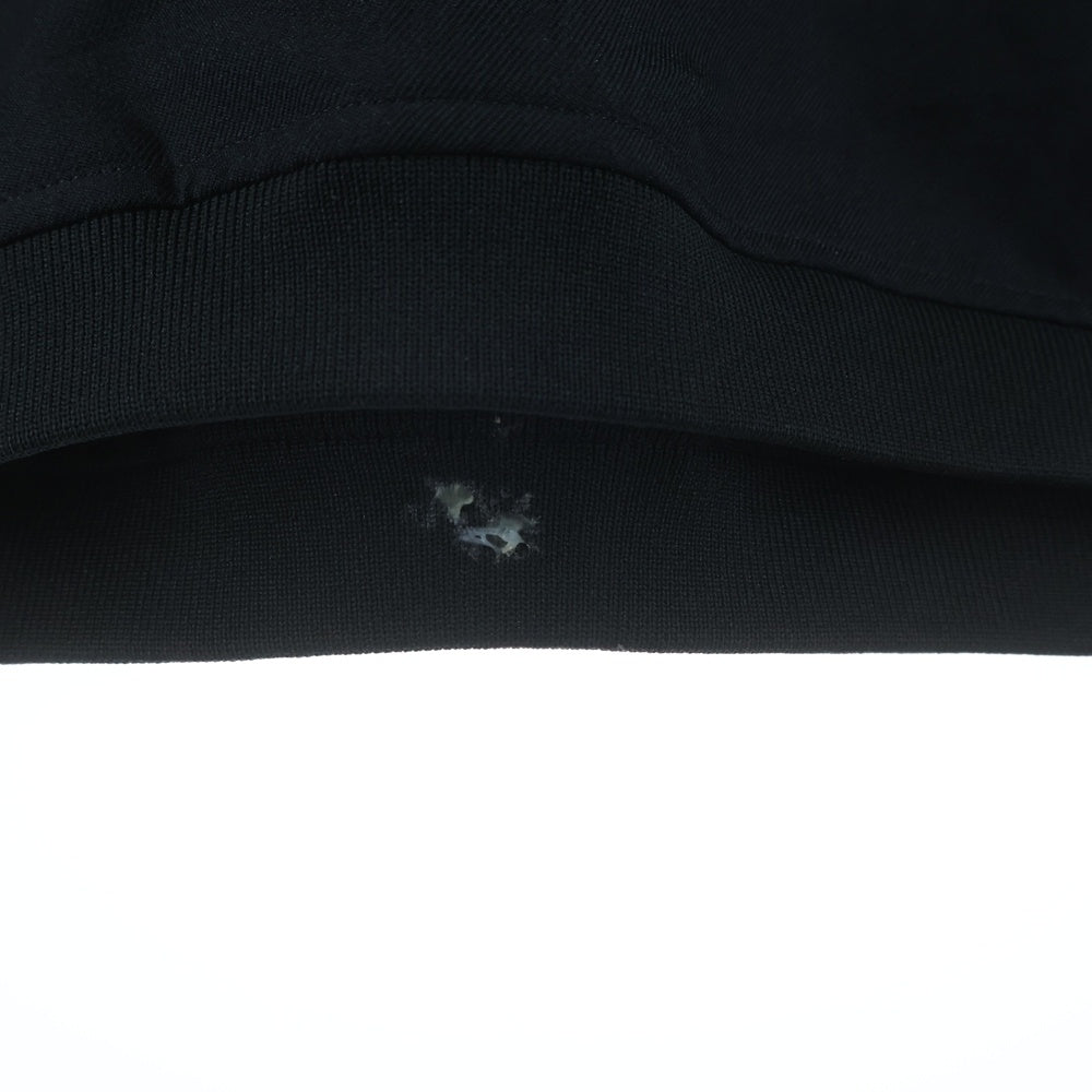 COOTIE PRODUCTIONS(クーティー プロダクションズ) 22AW Polyester Velour Half Zip フロントロゴ ハーフジップスウェット トレーナー ブラック CTE-22A313