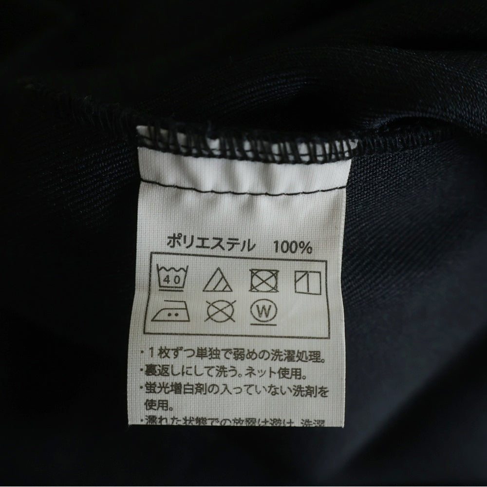 COOTIE PRODUCTIONS(クーティー プロダクションズ) 22AW Polyester Velour Half Zip フロントロゴ ハーフジップスウェット トレーナー ブラック CTE-22A313