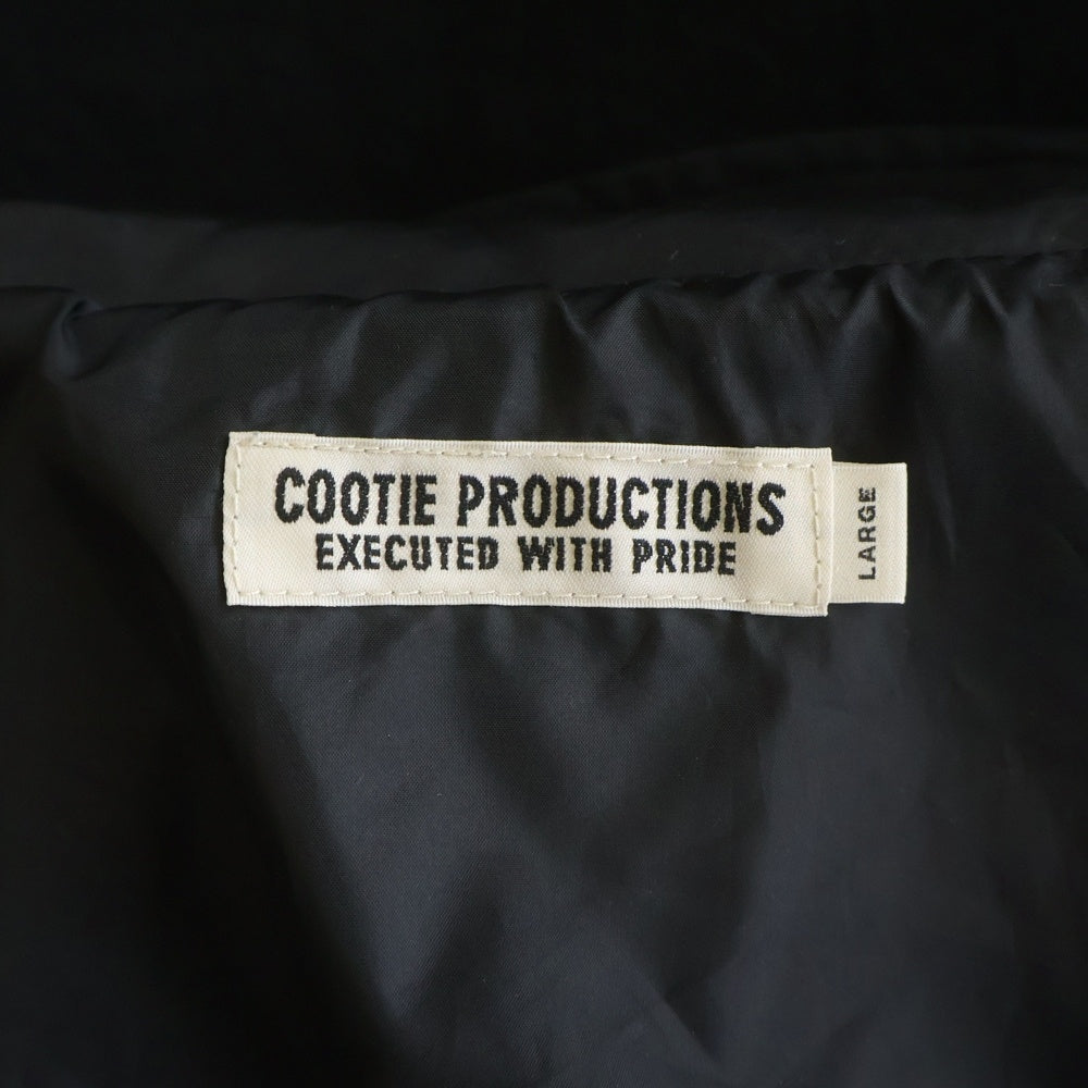 COOTIE PRODUCTIONS(クーティー プロダクションズ) 23AW Tough Twill Error Fit Over Parka ツイルエラーフィット オーバーパーカー ブラック CTE-23A206