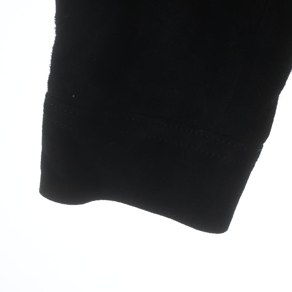 COOTIE PRODUCTIONS(クーティー プロダクションズ) 22AW Deer Suede L/S Shirt ディアスキン スエード 長袖シャツ ブラック CTE-22A407