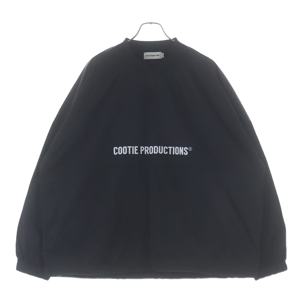 COOTIE PRODUCTIONS(クーティー プロダクションズ) 21AW Polyester Twill Football L/S Tee フロントロゴ フットボールTシャツ 長袖カットソー ブラック CTE-21A309