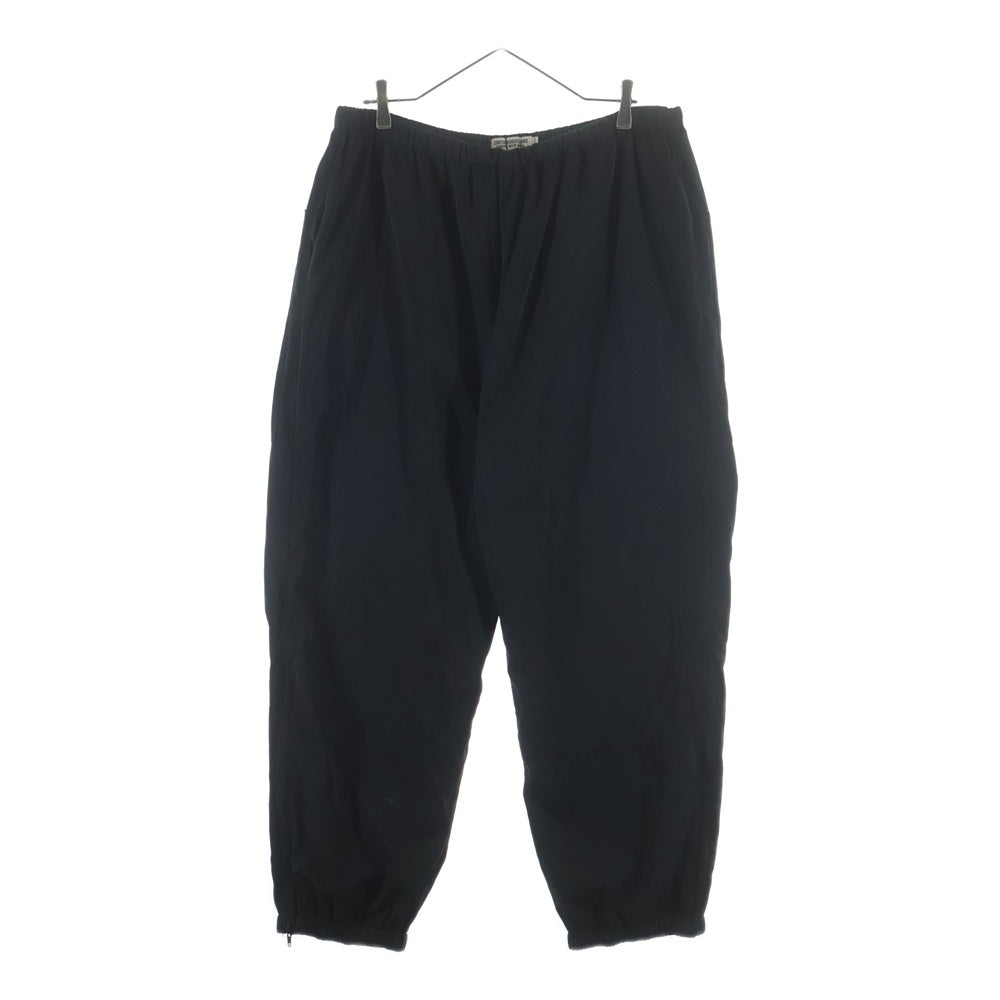COOTIE PRODUCTIONS(クーティー プロダクションズ) 23AW Raza Track Pants ロゴ刺繍 ラサトラックパンツ ブラック CTE-23A105