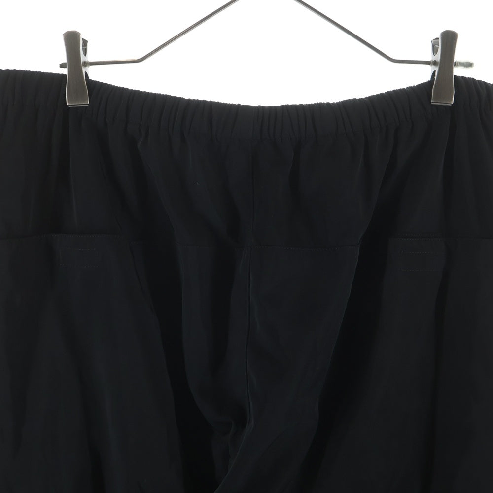 COOTIE PRODUCTIONS(クーティー プロダクションズ) 23AW Raza Track Pants ロゴ刺繍 ラサトラックパンツ ブラック CTE-23A105