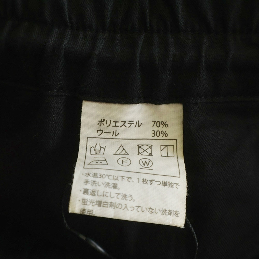 COOTIE PRODUCTIONS(クーティー プロダクションズ) 25SS T/W Square Leg Easy Pants ストライプ スクエアレッグ イージーパンツ ブラック CTE-25S102-STRIPE
