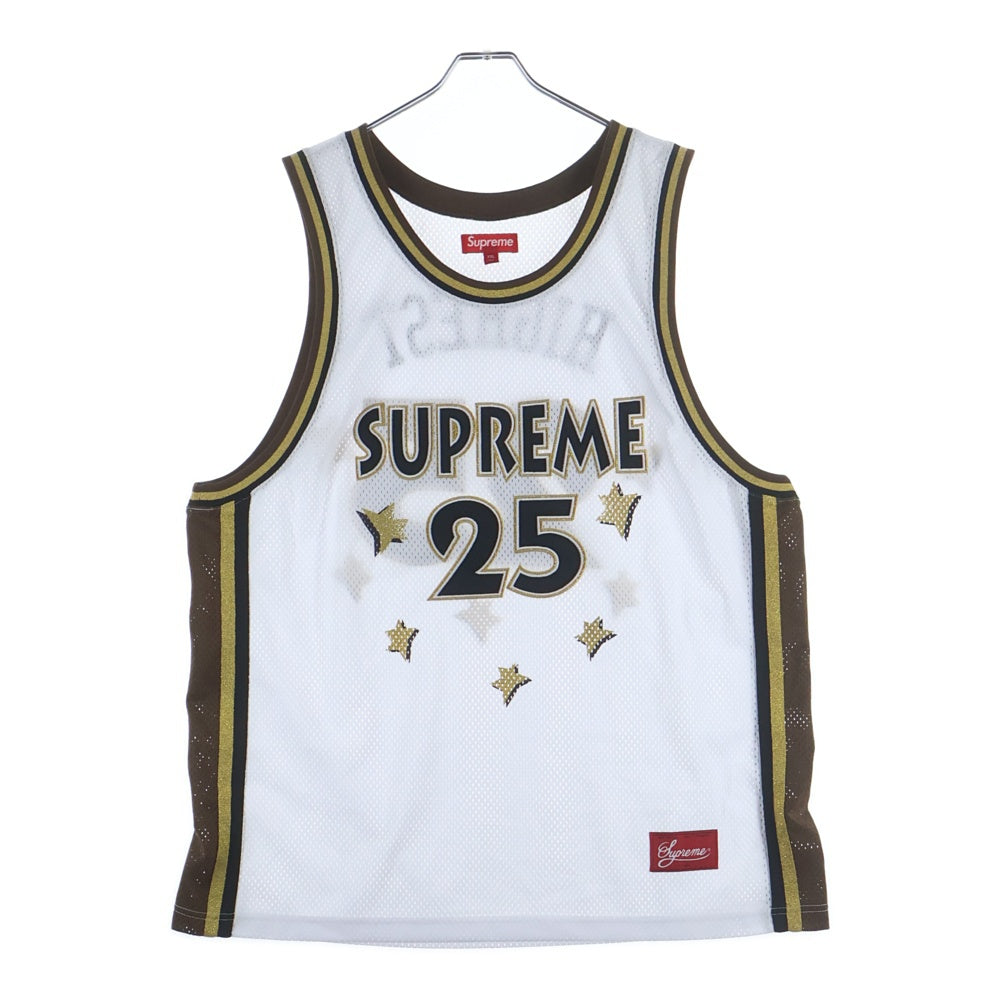 SUPREME(シュプリーム) 25SS All Star Basketball Jersey オールスター バスケットボールジャージー タンクトップ ホワイト