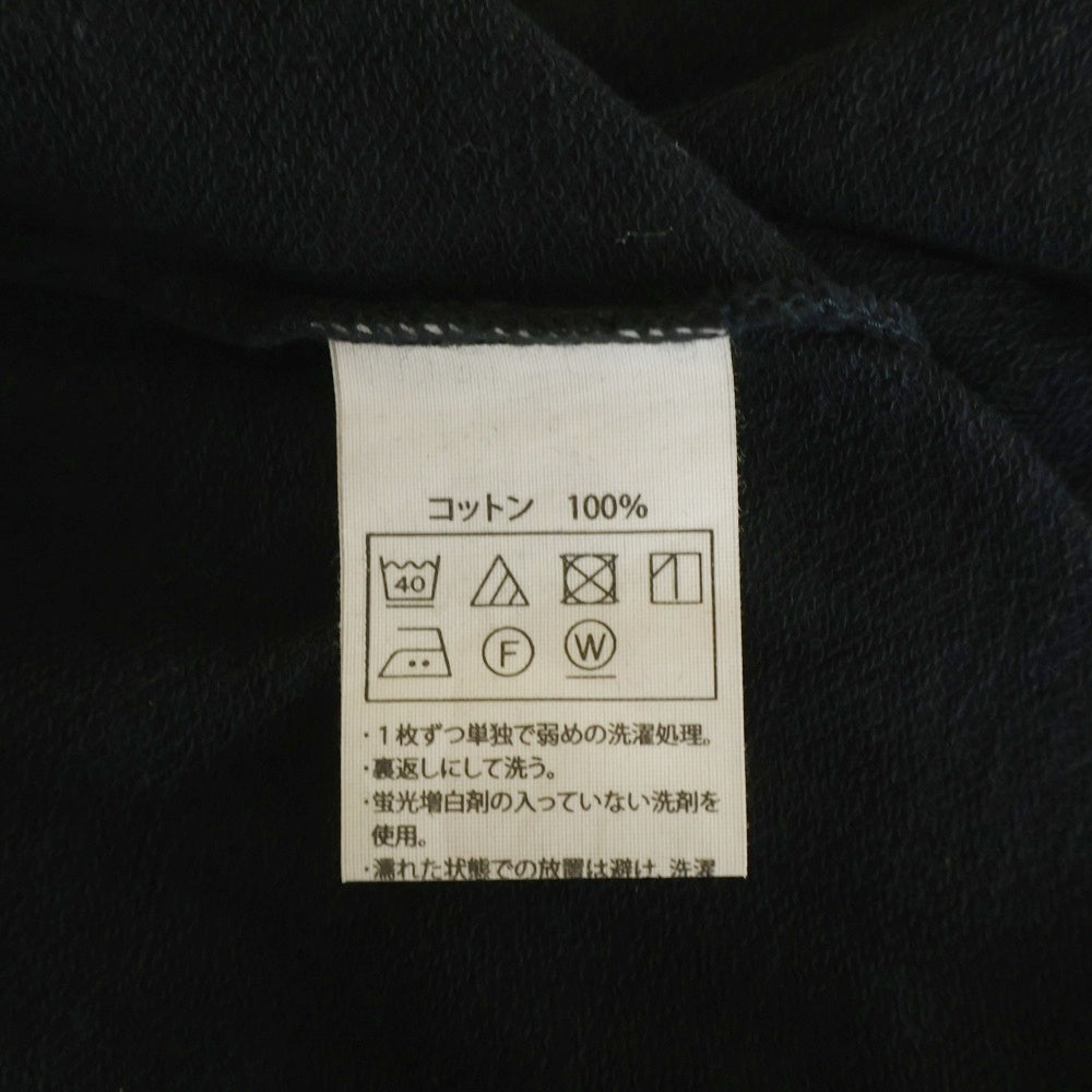 COOTIE PRODUCTIONS(クーティー プロダクションズ) 23SS Polyester Twill Fly Front S/S Shirt フロントロゴ刺繍 ツイルフライ半袖シャツ ポロシャツ ブラック CTE-23S408