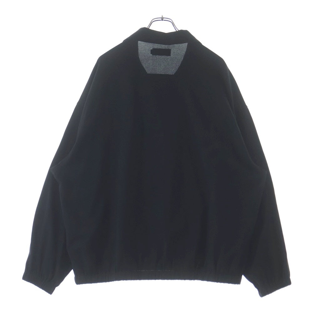 COOTIE PRODUCTIONS(クーティー プロダクションズ) 25SS Leno Cloth Squeeze Holes Skipper スクイーズホールズスキッパー Vネック長袖Tシャツ ブラック CTE-25S405