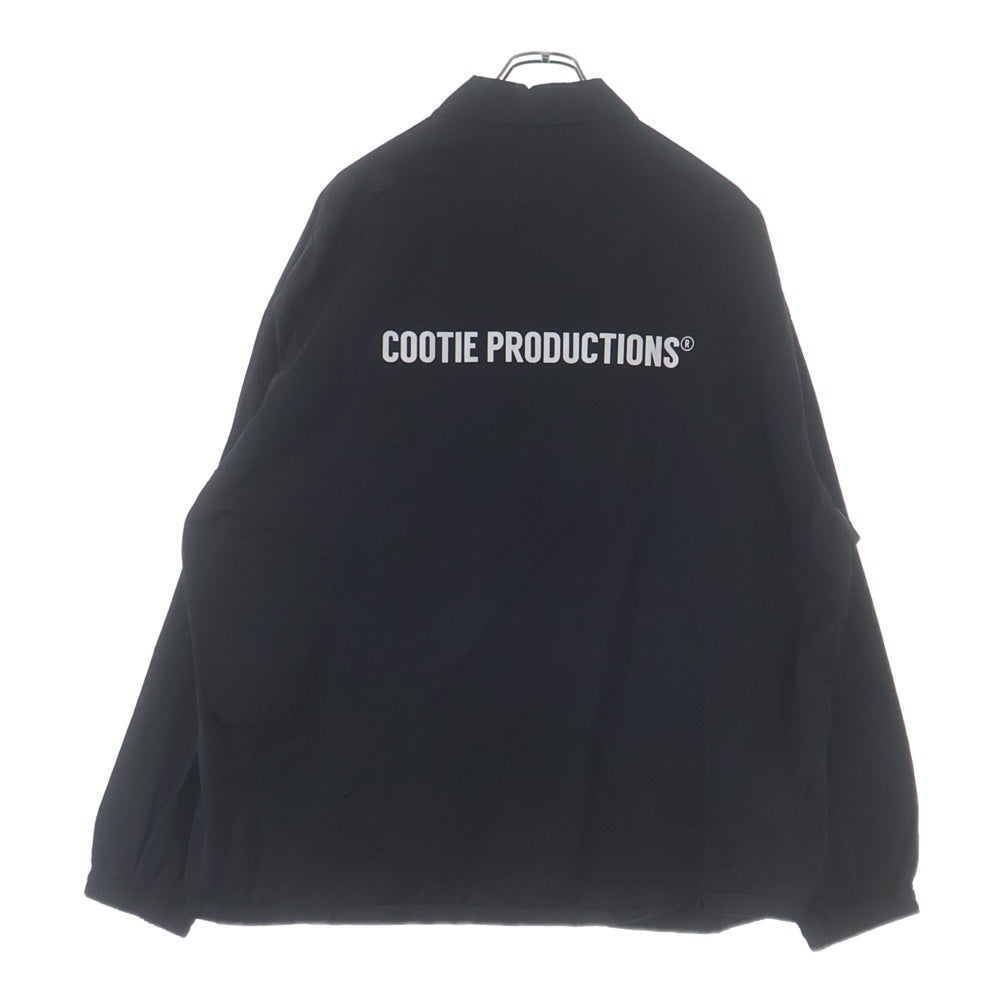 COOTIE PRODUCTIONS(クーティー プロダクションズ) 21SS R/C Satin Coach Jacket プリント サテンコーチジャケット ブラックCTE-21S208