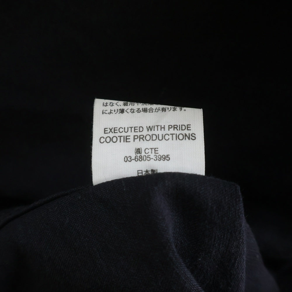 COOTIE PRODUCTIONS(クーティー プロダクションズ) 21SS R/C Satin Coach Jacket プリント サテンコーチジャケット ブラックCTE-21S208