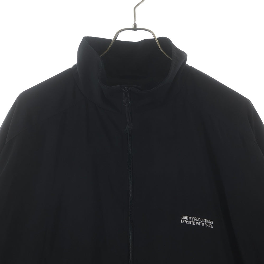 COOTIE PRODUCTIONS(クーティー プロダクションズ) 23SS Polyester OX Raza Track Jacket ロゴ刺繍 ラサ トラックジャケット ブラック CTE-23S207