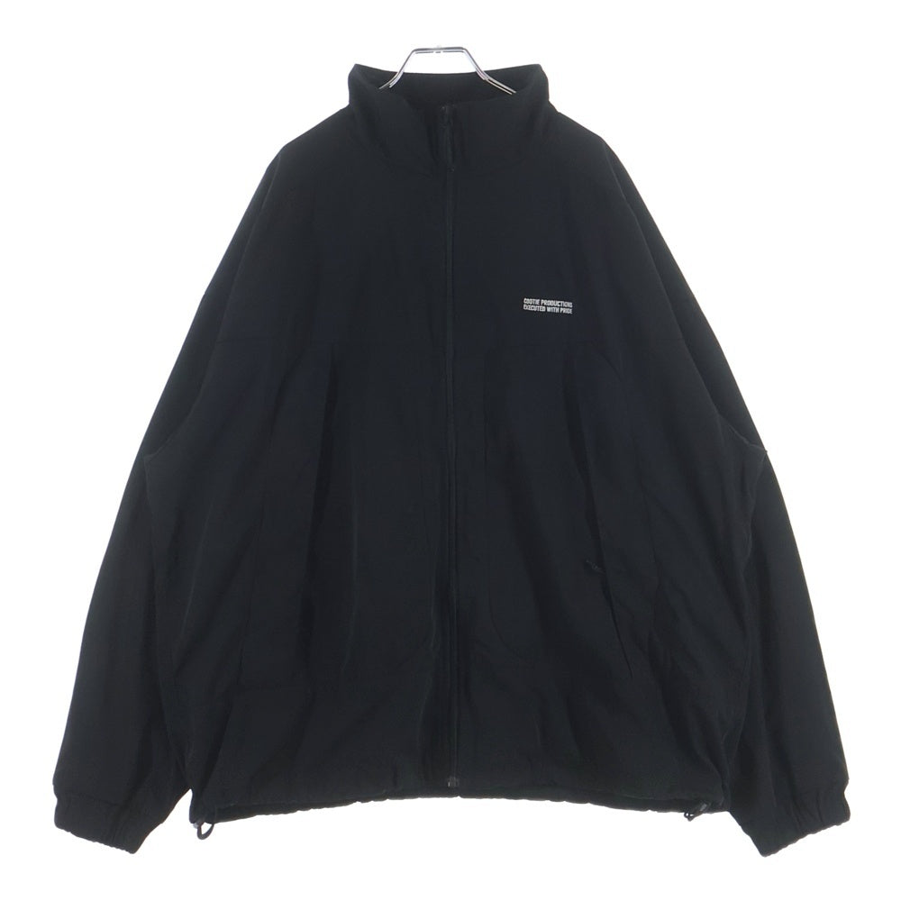 COOTIE PRODUCTIONS(クーティー プロダクションズ) 22AW Raza Track Jacket ロゴ刺繍 トラックジャケット ブラック CTE-22A204