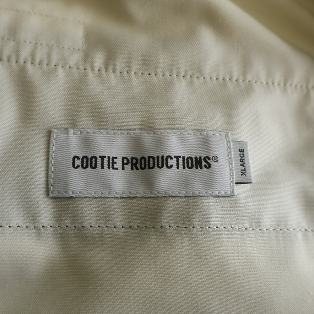 COOTIE PRODUCTIONS(クーティー プロダクションズ) 26SS T/W Twill 2 Tuck Wide Easy Trousers ツイル2タック コットンワイドパンツ イージーパンツ ブラック CTE-26S106