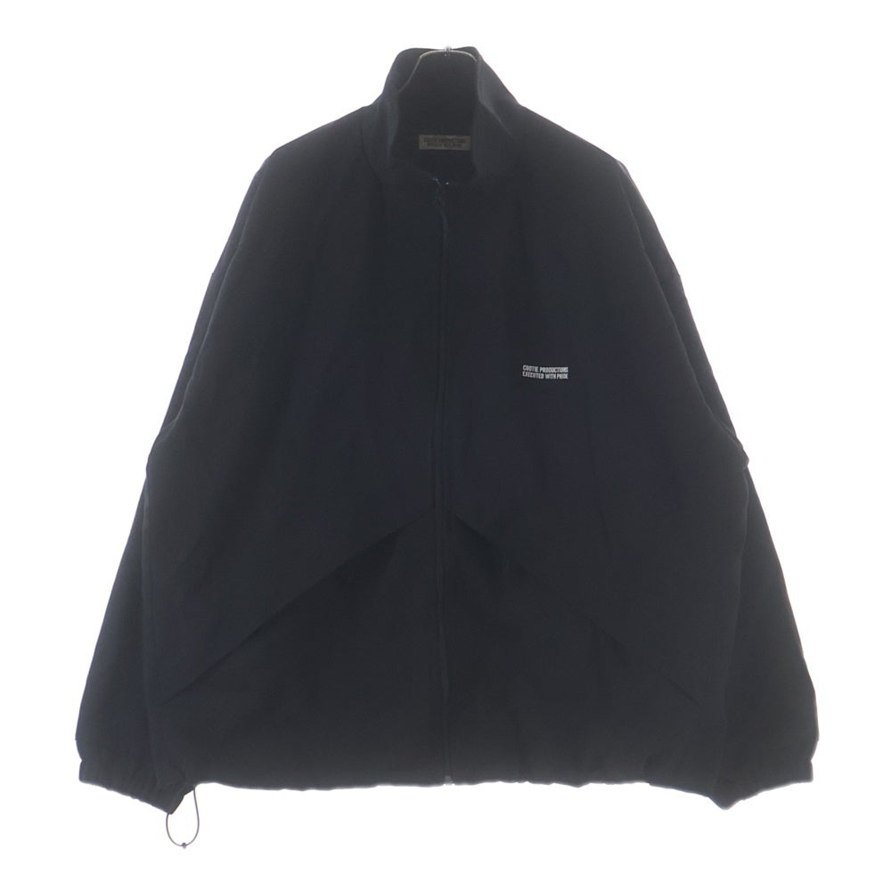 COOTIE PRODUCTIONS(クーティー プロダクションズ) 22AW Raza Track Jacket ロゴ刺繍 トラックジャケット ブラック CTE-22A204