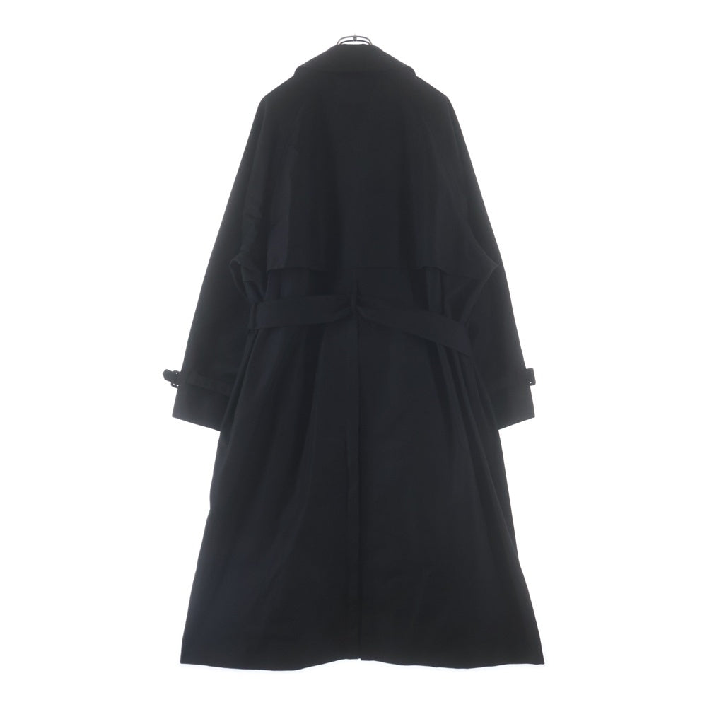 COOTIE PRODUCTIONS(クーティー プロダクションズ) 25SS Error Fit Trench Coat エラーフィット トレンチコート ロングコート ブラック CTE-25S204
