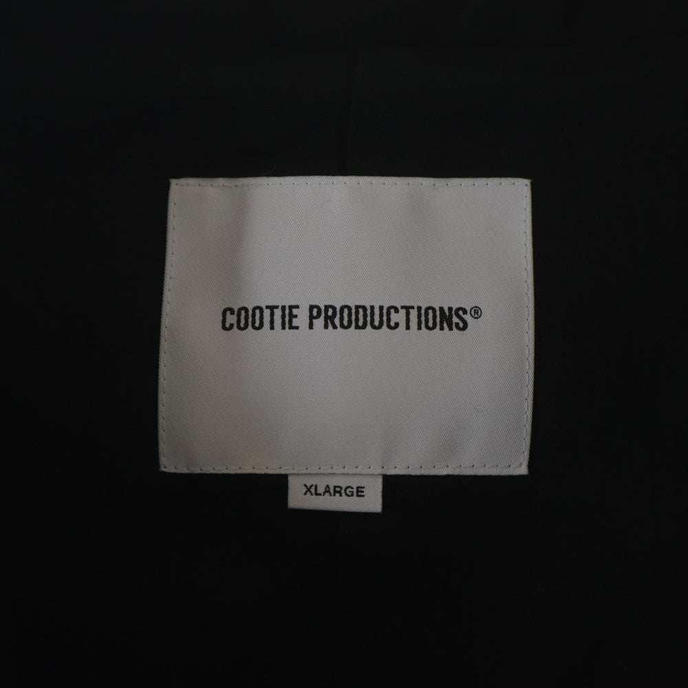 COOTIE PRODUCTIONS(クーティー プロダクションズ) 25SS Error Fit Trench Coat エラーフィット トレンチコート ロングコート ブラック CTE-25S204