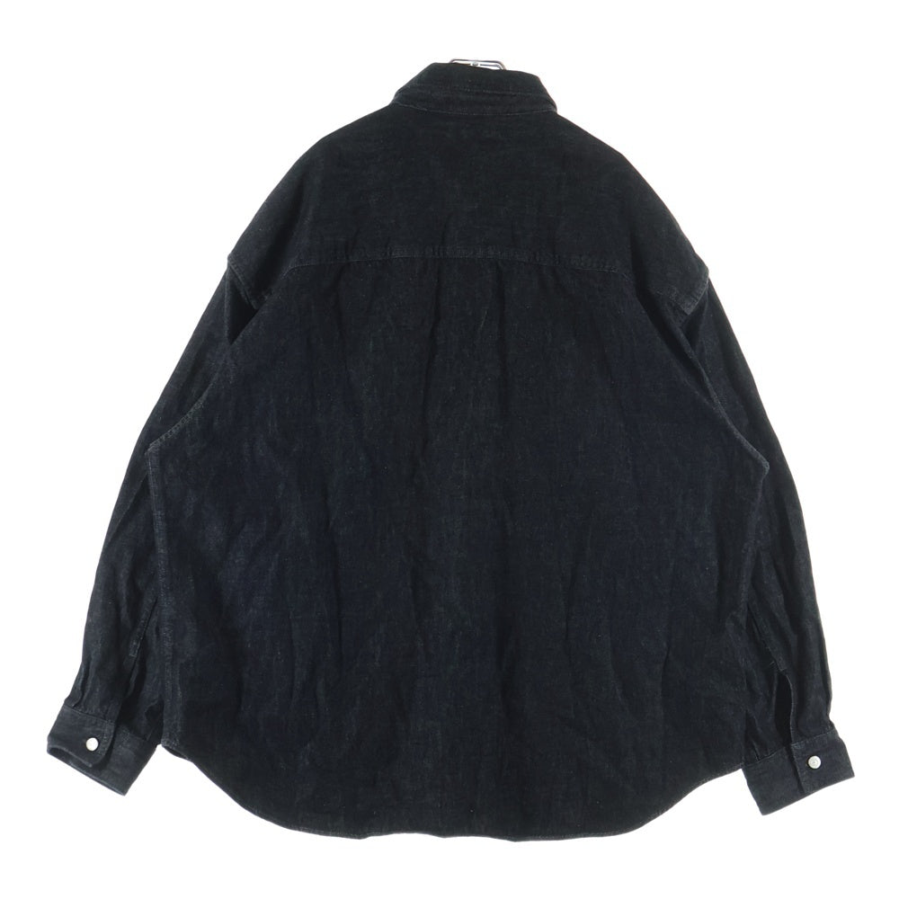 COOTIE PRODUCTIONS(クーティー プロダクションズ) 22AW Denim Work Shirt デニムワークシャツ 長袖シャツ インディゴ CTE-22A410