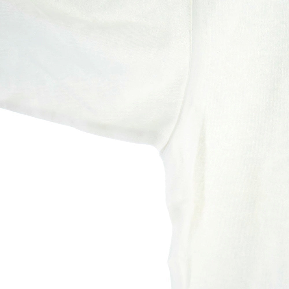 WTAPS(ダブルタップス) Sign L/S Cotton ロゴ刺繍 長袖Tシャツ ロンT カットソー ホワイト 251ATDT-CSM09