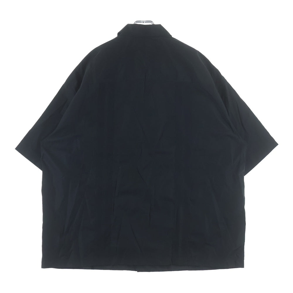 COOTIE PRODUCTIONS(クーティー プロダクションズ) 25SS 120/2 Typewriter Cuba S/S Shirt タイプライター キューバシャツ 半袖シャツ ブラック CTE-25S408