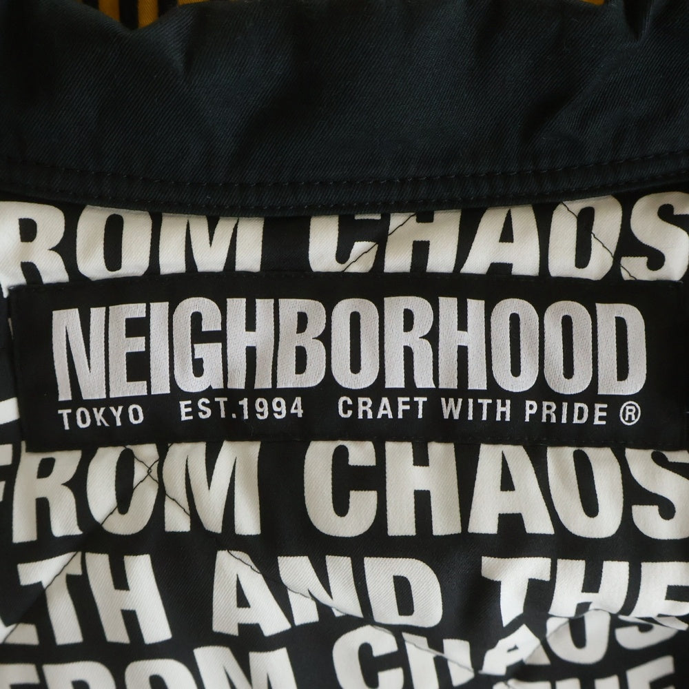 NEIGHBORHOOD(ネイバーフッド) 17AW FIXX.PW JACKET フィックスパッチ レーシングジャケット ブルゾン ブラック 172AQNH-JKM05