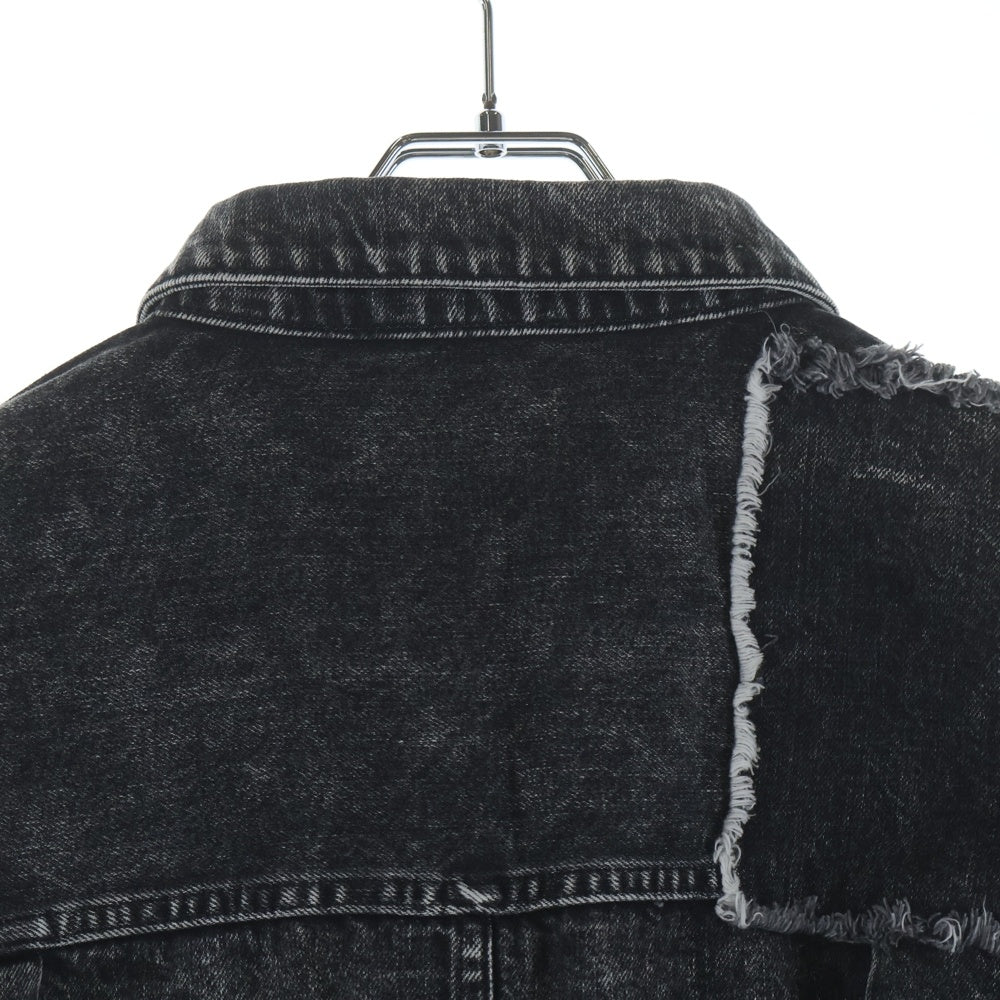 Name.(ネーム) 23AW ARP REMAKE 1ST DENIM JACKET リメイク デニムジャケット ブラック NMJK-001