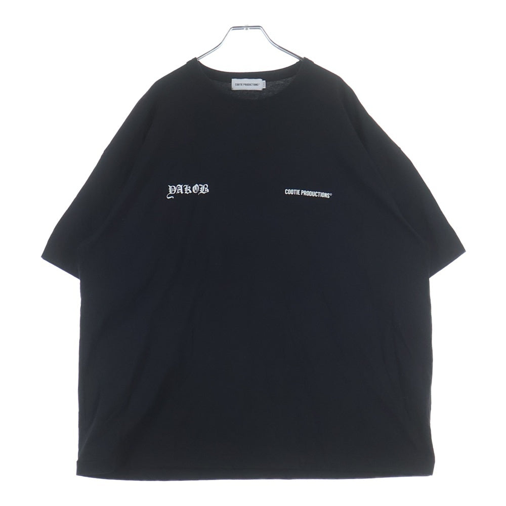 COOTIE PRODUCTIONS(クーティー プロダクションズ) 25SS Print S/S Tee プリントデザイン 半袖Tシャツ カットソー ブラック CTE-25S335