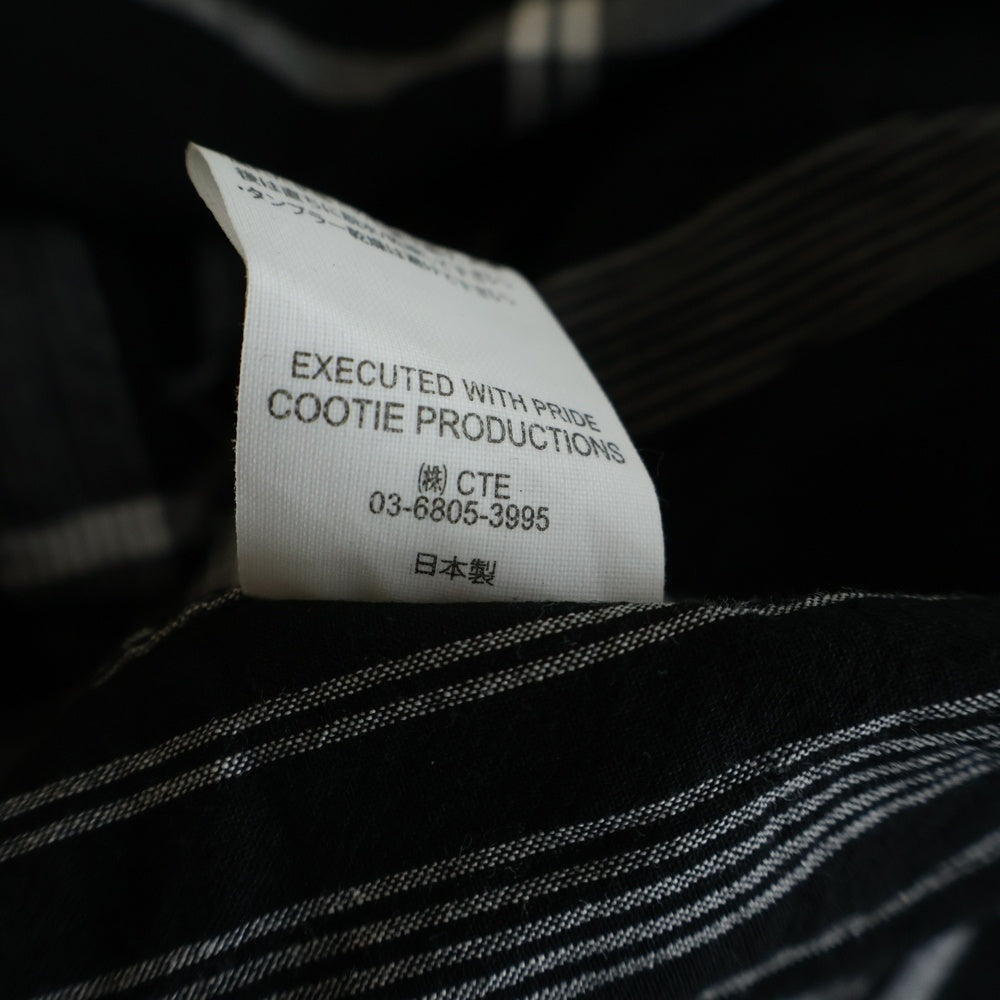 COOTIE PRODUCTIONS(クーティー プロダクションズ) 22SS Madras Check S/S Shirt マドラスチェック 半袖シャツ ブラック CTE-22S404