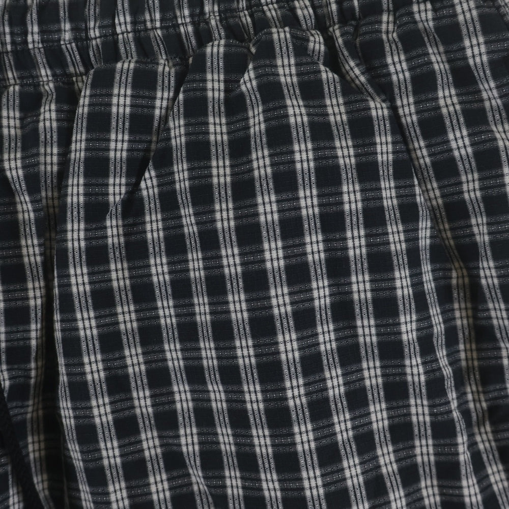 COOTIE PRODUCTIONS(クーティー プロダクションズ) 24SS Dobby Check Easy Shorts チェック柄 ハーフパンツ ショーツ ブラック CTE-24S121