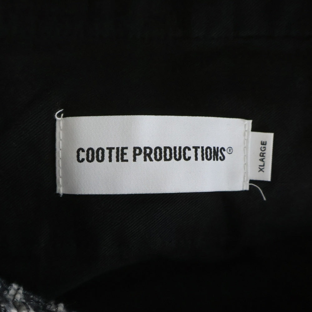 COOTIE PRODUCTIONS(クーティー プロダクションズ) 24SS Dobby Check Easy Shorts チェック柄 ハーフパンツ ショーツ ブラック CTE-24S121