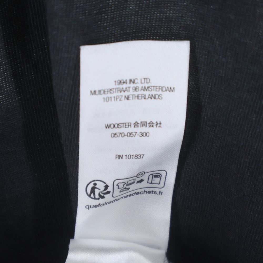 SUPREME(シュプリーム) 23AW Split S/S Top バックロゴプリント スプリット トップ クルーネック半袖Tシャツ ブラック
