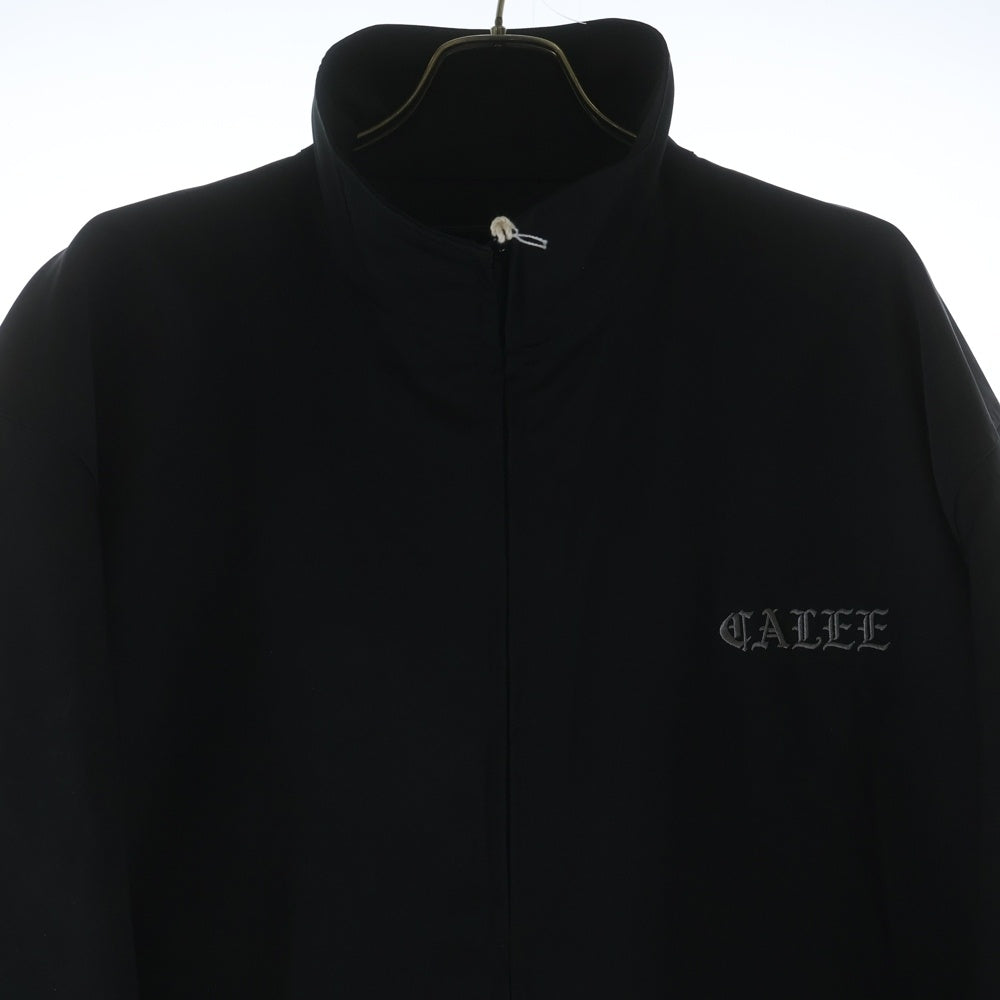 CALEE(キャリー) 26SS JUMP SUITS 刺繍デザイン ジャンプスーツ つなぎ ブラック CL-26SS003EX