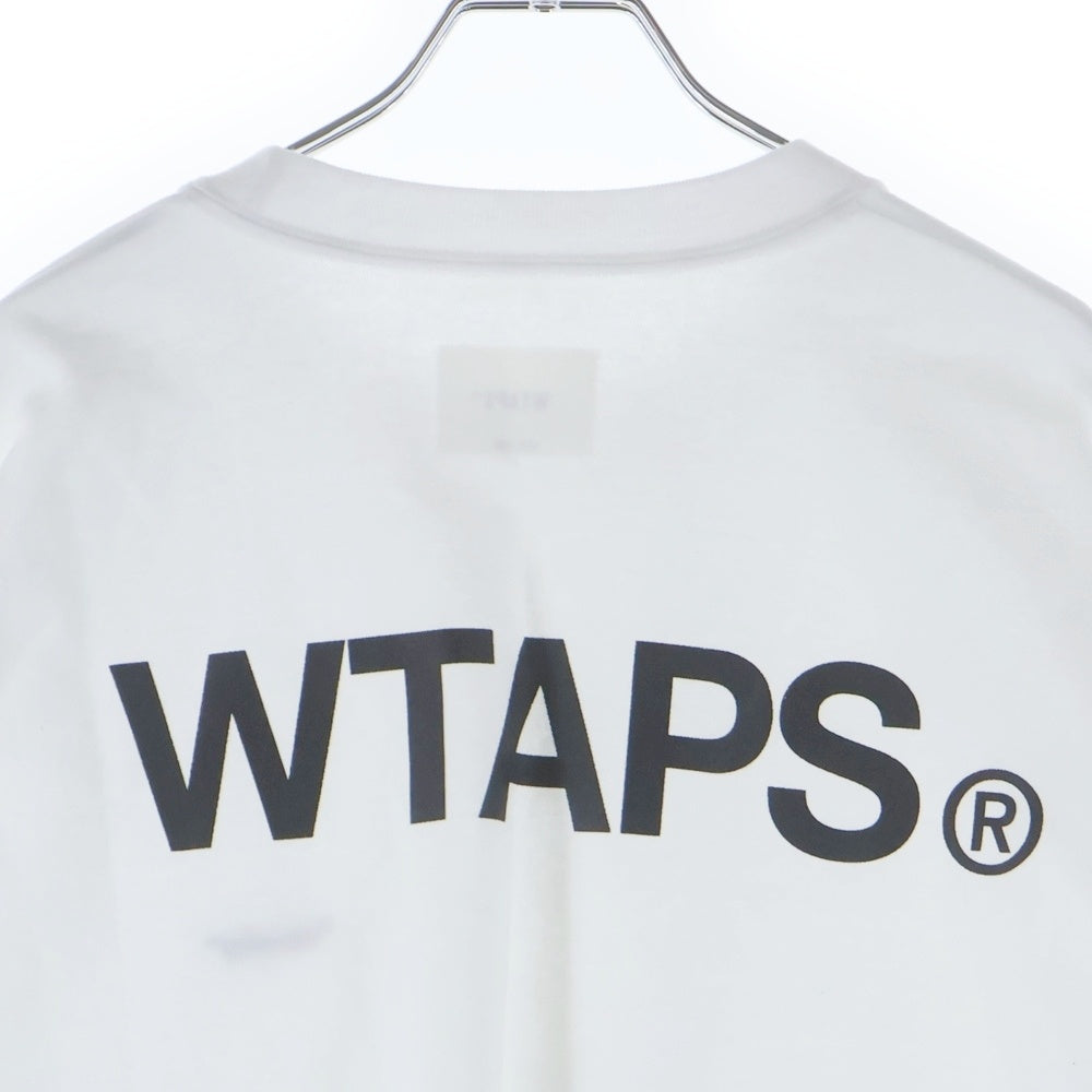 WTAPS(ダブルタップス) 25SS WTAPS IDENTITY LS COTTON アイデンティティ プリント 長袖Tシャツ カットソー ホワイト 251ATDT-CSM16