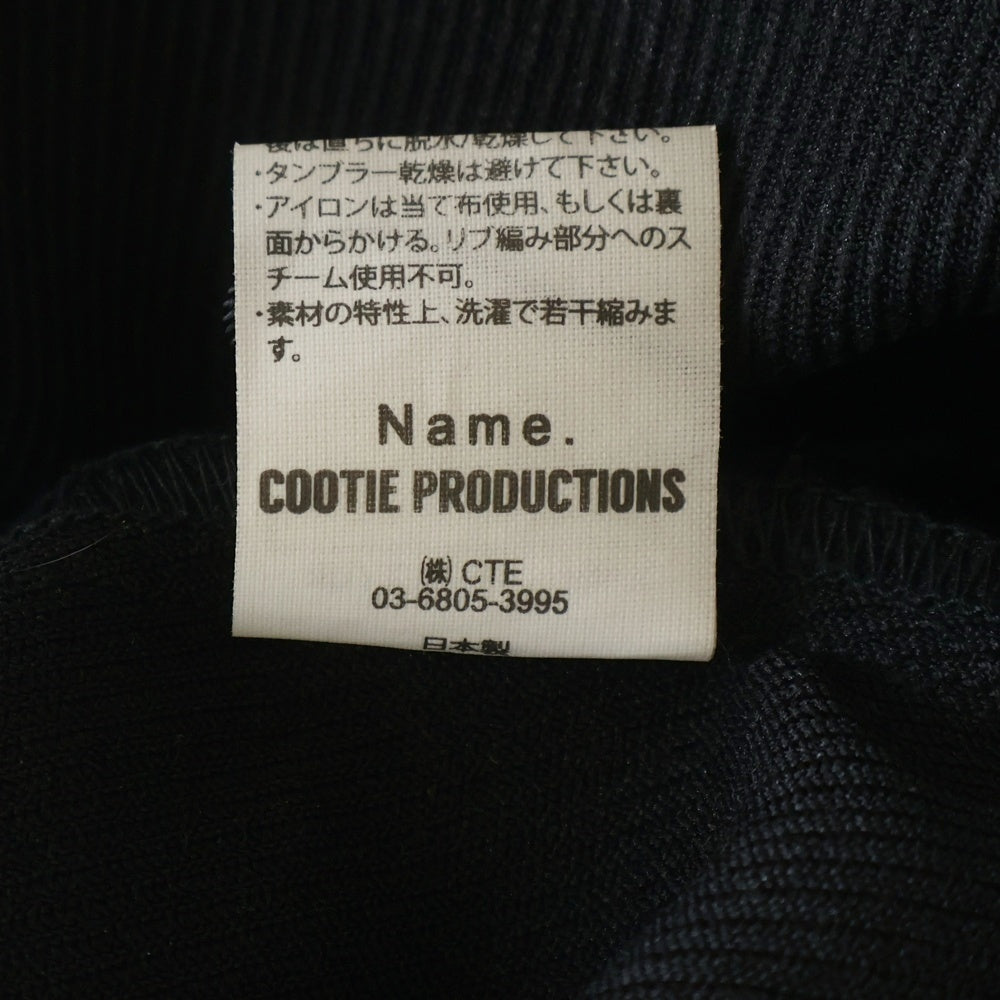 COOTIE PRODUCTIONS(クーティー プロダクションズ) 21AW ×NAME Polyester Kersey Error Fit CPO Shirts ワイドCPOジャケット 長袖シャツジャケット ブラック NMSH-CT22SS-001